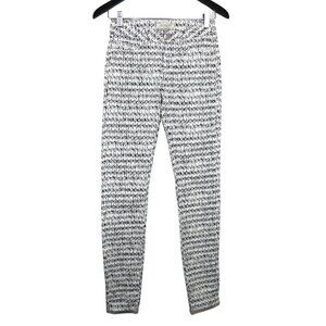 Maison Scotch La Bohemienne Mid Rise Skinny Pattern Printed Jeans